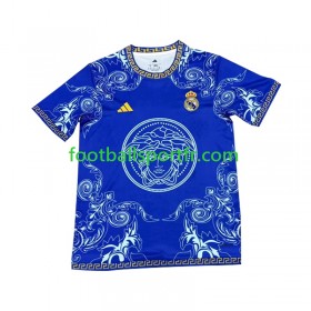 Tenue Real Madrid Versace Edition Domicile Bleu 2024-2025 Maillot de Foot